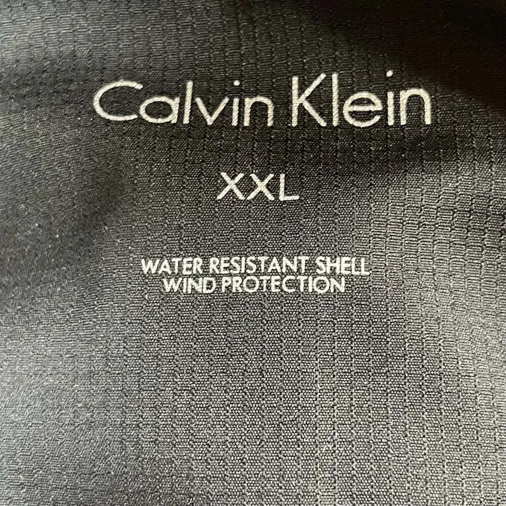 Calvin Klein Water Resistant wind protection Coat Black Size XXL